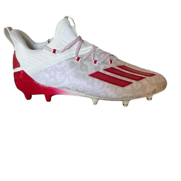 Adidas Adizero Reign Young King Football Cleats FU6708 Mens Size 9.5 Floral Red - Picture 6 of 6